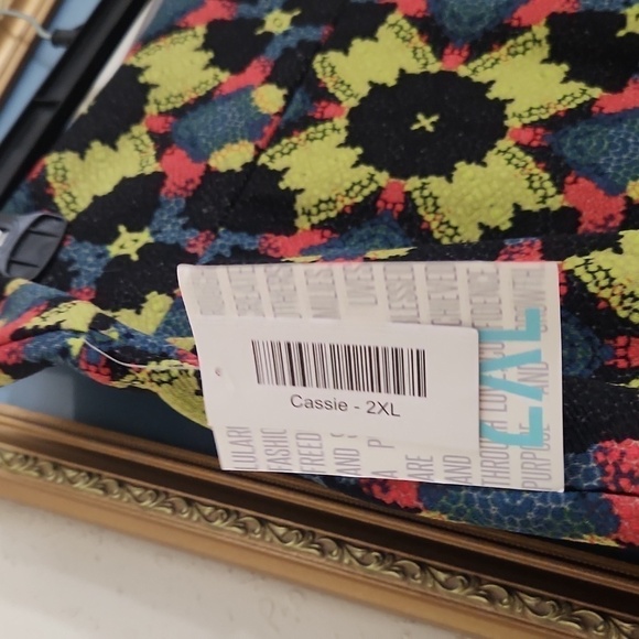 Colorful Patterned Women's Skirt Artsy 2XL Feminine Art To Wear Unique - Picture 5 of 6